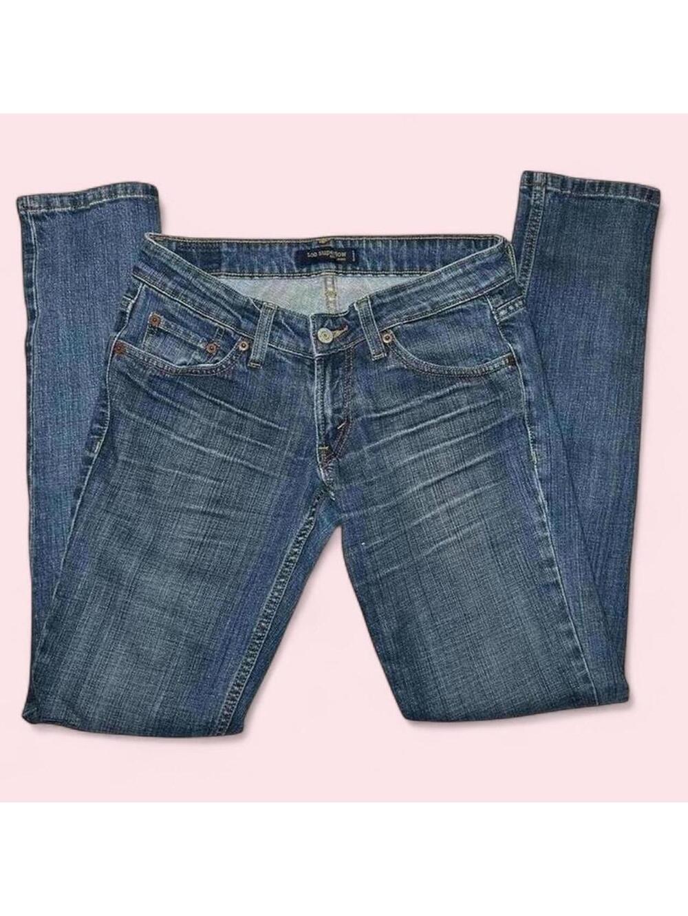 Levi’s Super Low Rise Jeans Y2K  Sleaze Denim Size 3